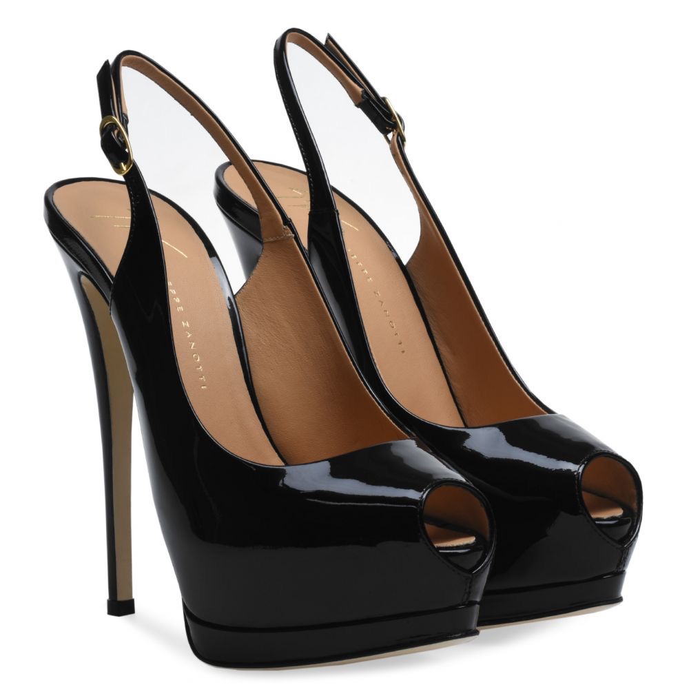 Giuseppe Zanotti Sharon Slingback Pumps - Black